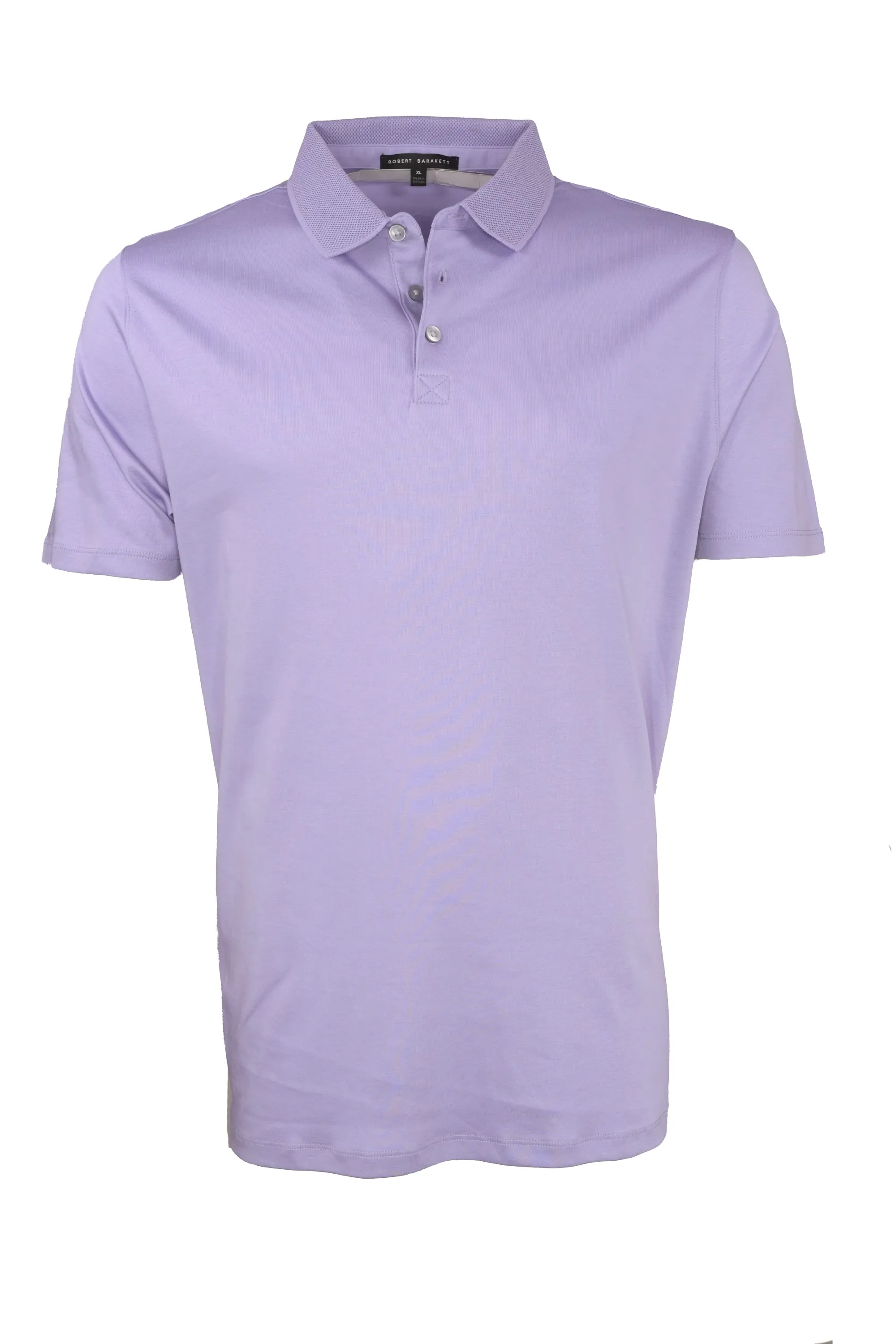 Robert Barakett Pima Cotton Polo - Purple