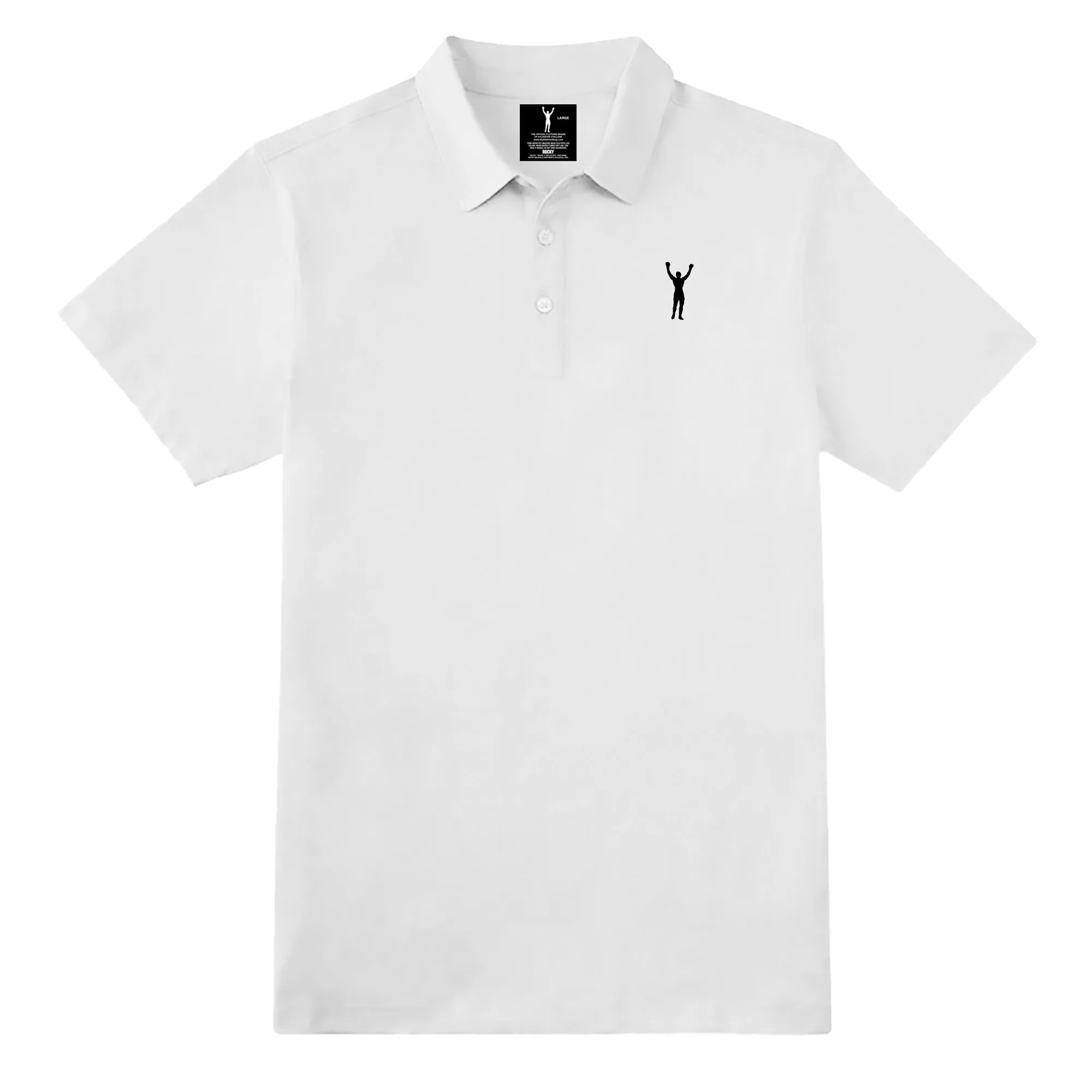 Rocky Statue White Polo
