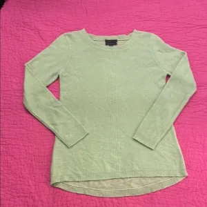 Saffron 100% cashmere Green Sweater, M