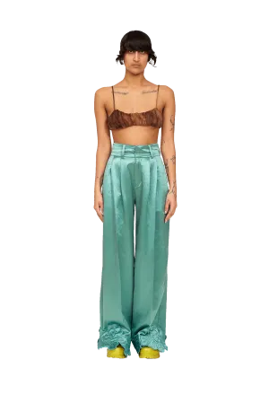 SAGE GREEN RIBBIT PANT
