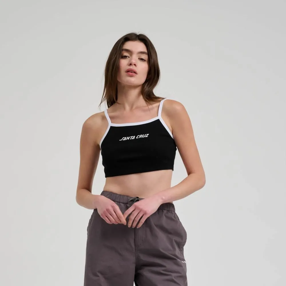 Santa Cruz Womens Vest Strip Contrast Vest - Black / White