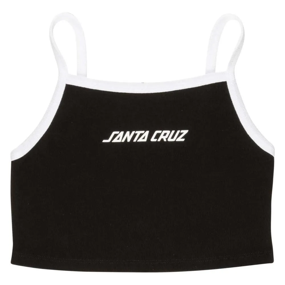 Santa Cruz Womens Vest Strip Contrast Vest - Black / White