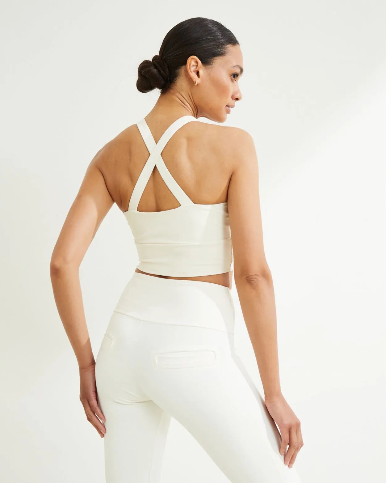 Sarah Cross Top | Off White