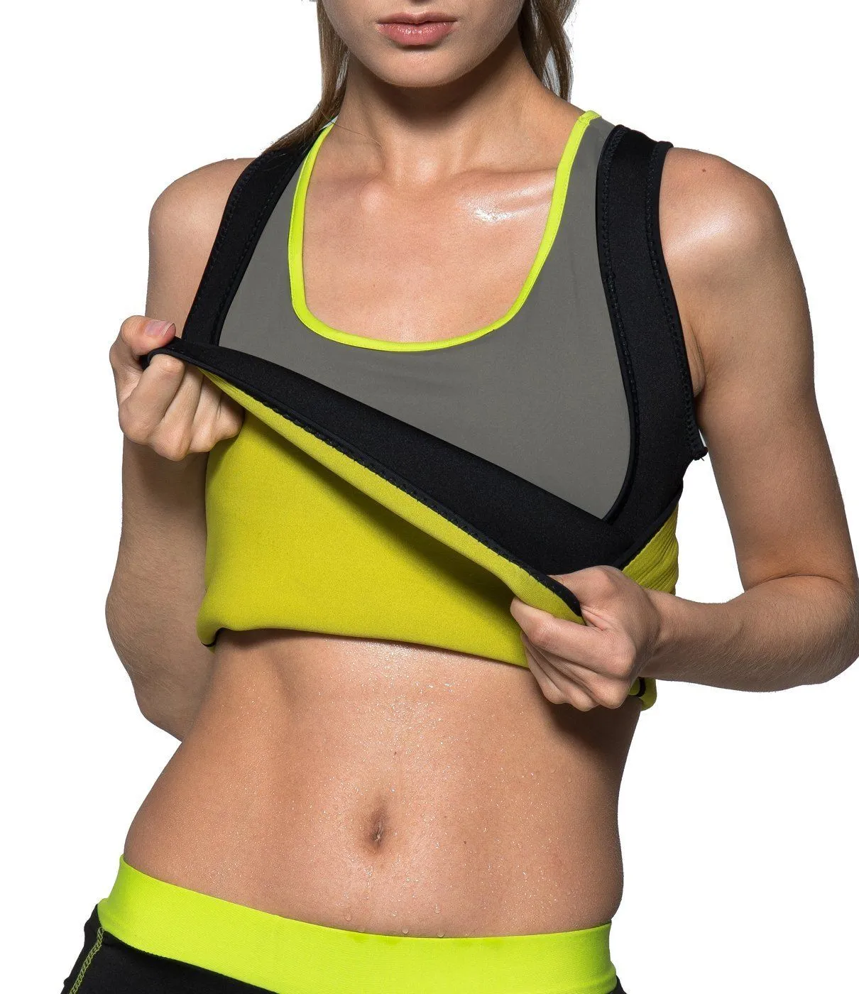 Sauna Sweat Body Shaper Weight Loss Vest - Workout Waist Trainer