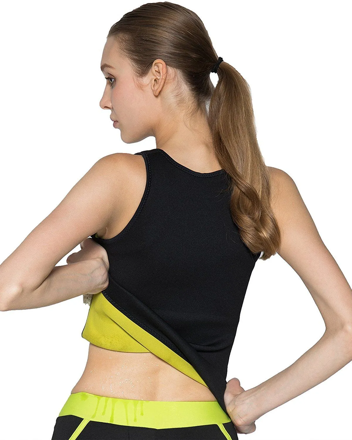 Sauna Sweat Body Shaper Weight Loss Vest - Workout Waist Trainer