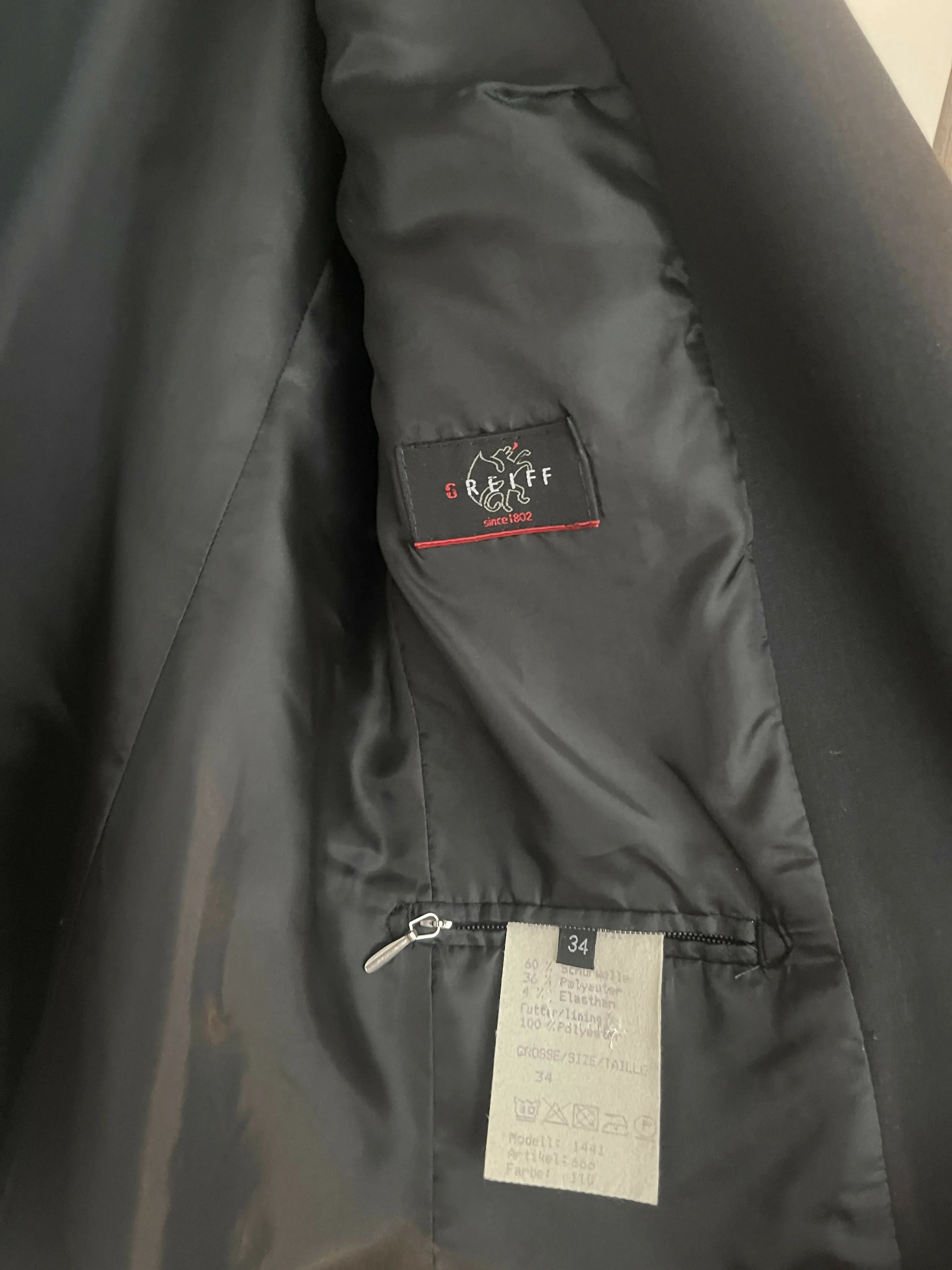 Schwarzer Blazer