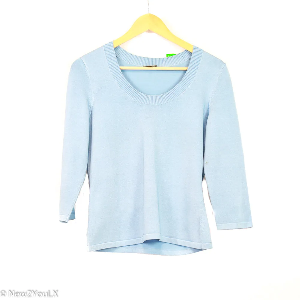 Scoop Neck Knit 3/4 Sweater (Ann Taylor)