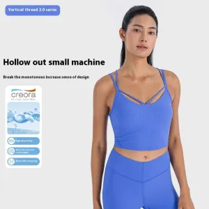 Sexy V-neck Sports Vest Women's Workout Yoga Vest Top