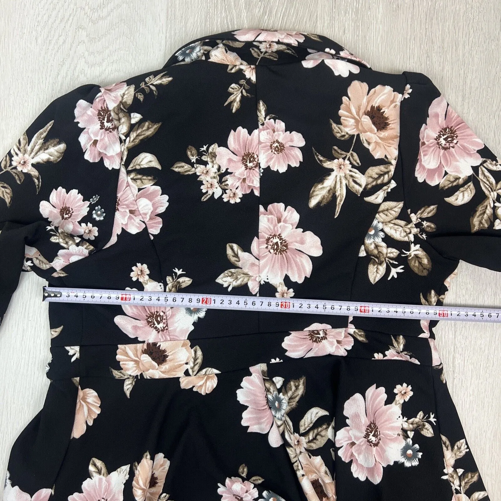 Shein Womens Floral Blazer Suit Jacket Size 1XL (New)