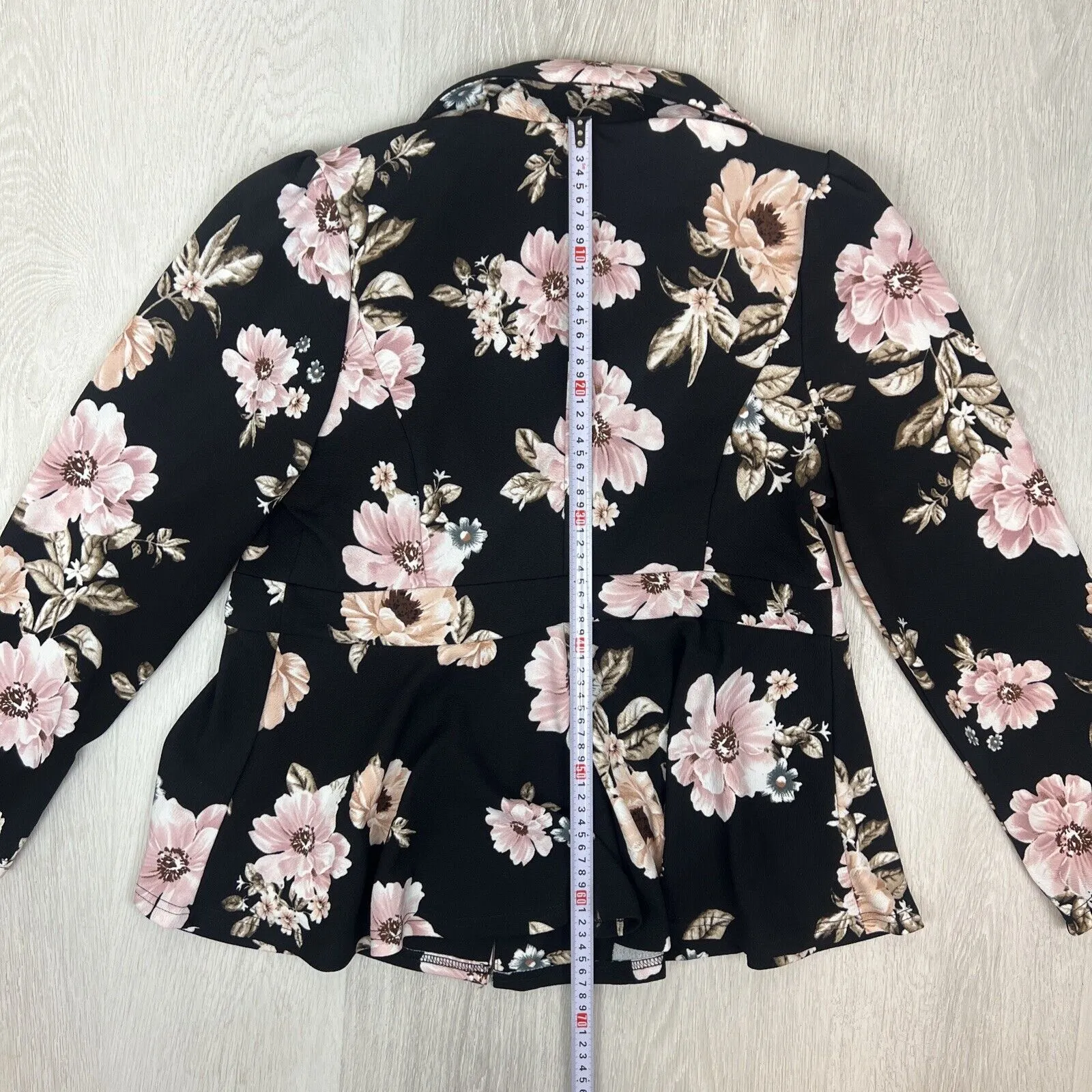 Shein Womens Floral Blazer Suit Jacket Size 1XL (New)