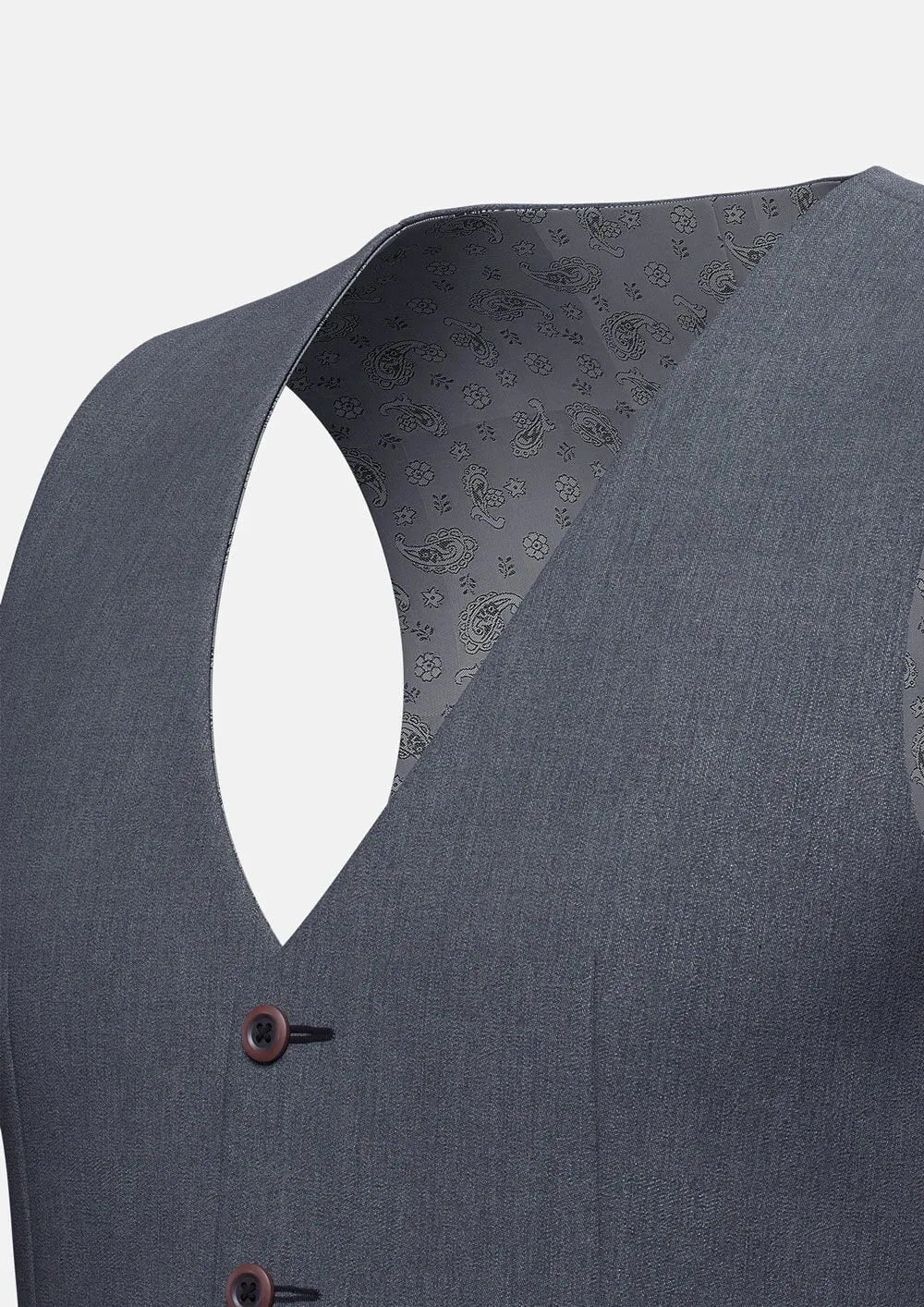 Shimmer Grey Vest