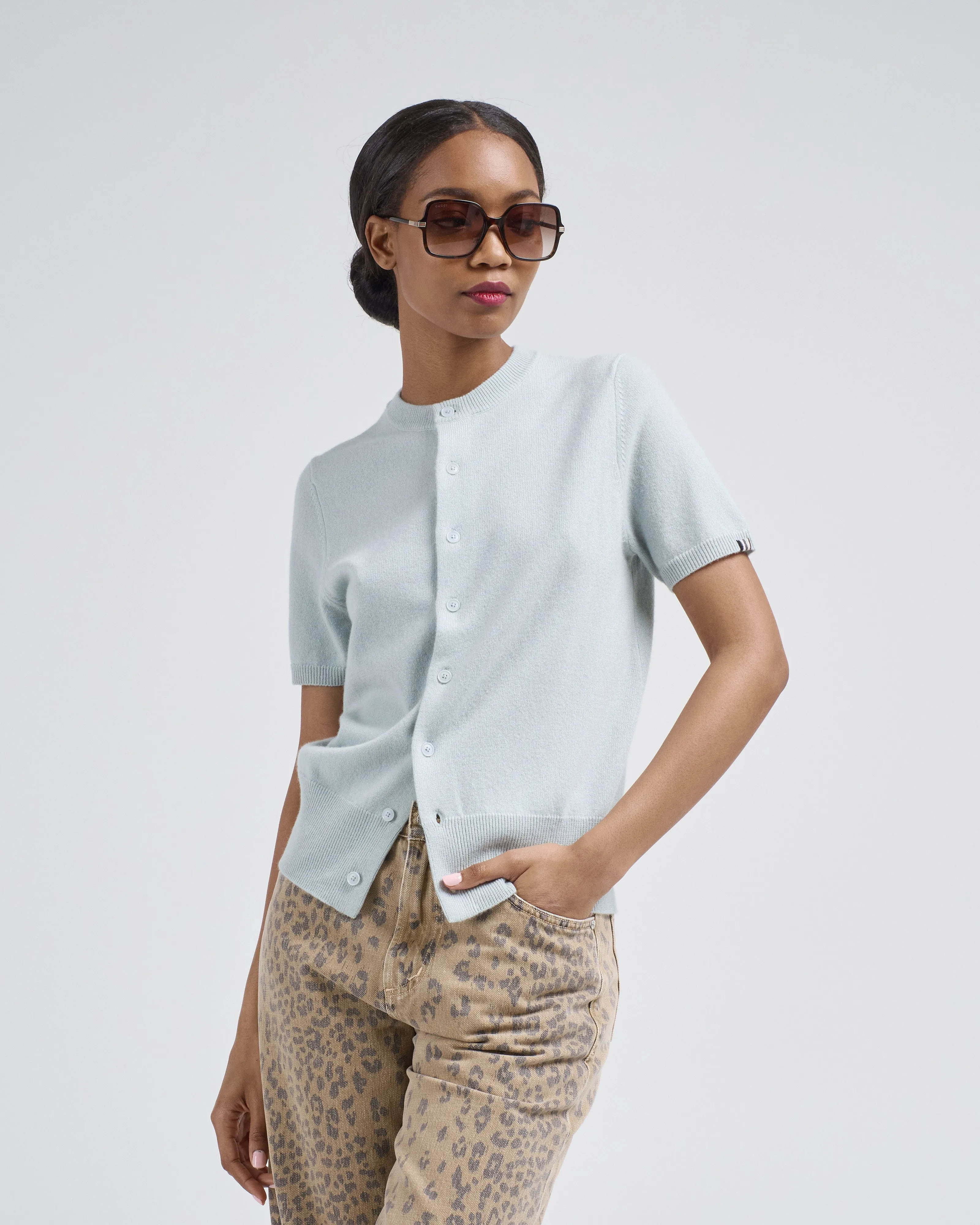 short sleeve cardi