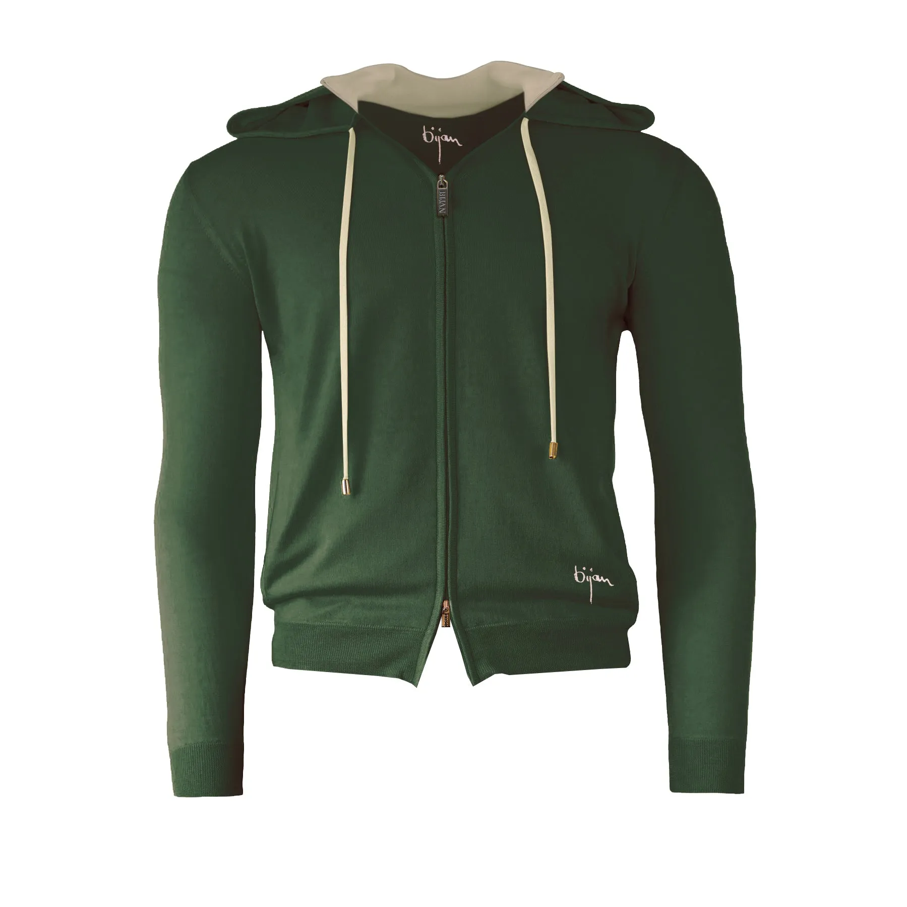 Silk and Cashmere Cardigan with Hoodie