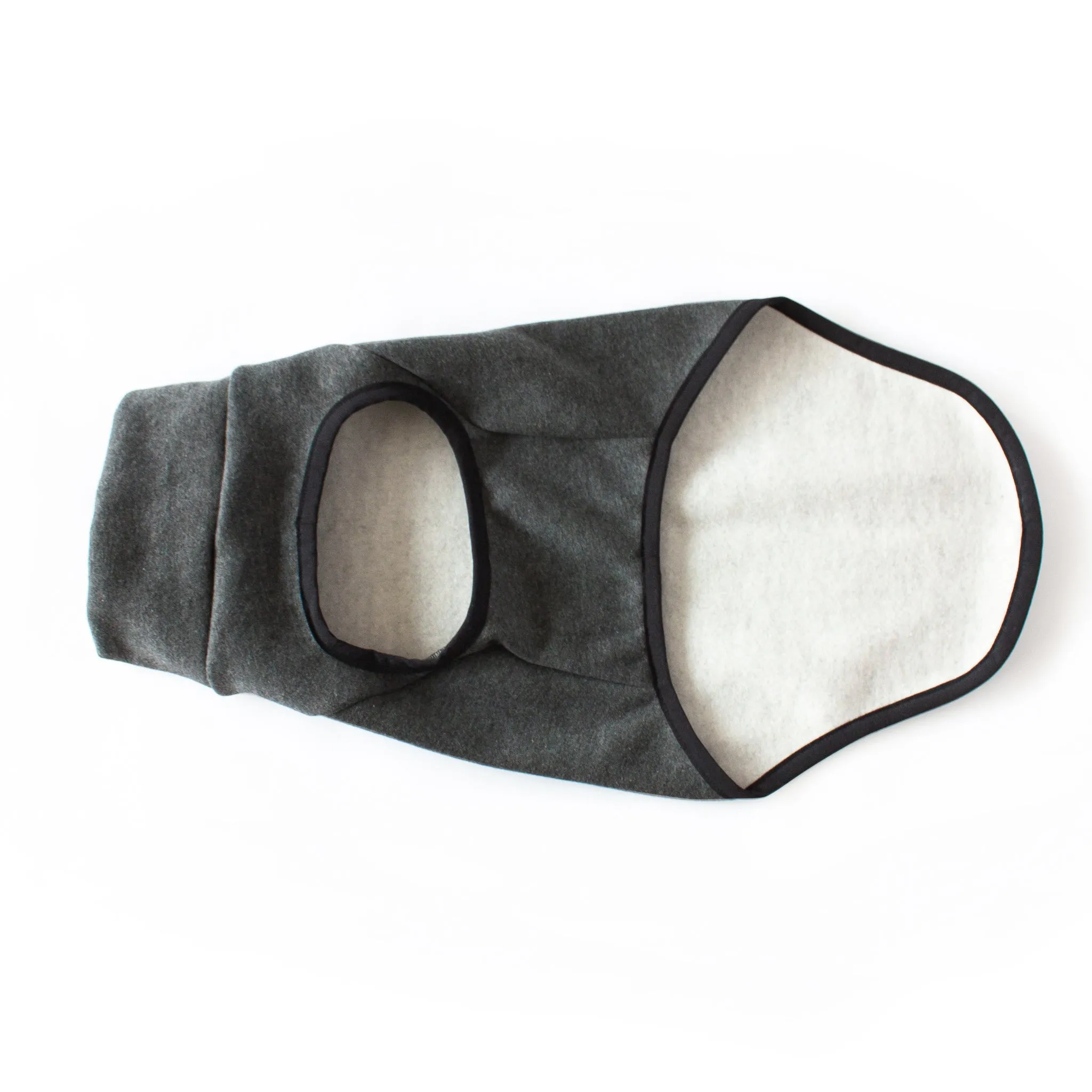Sleeveless Dog Sweater - Dark Grey