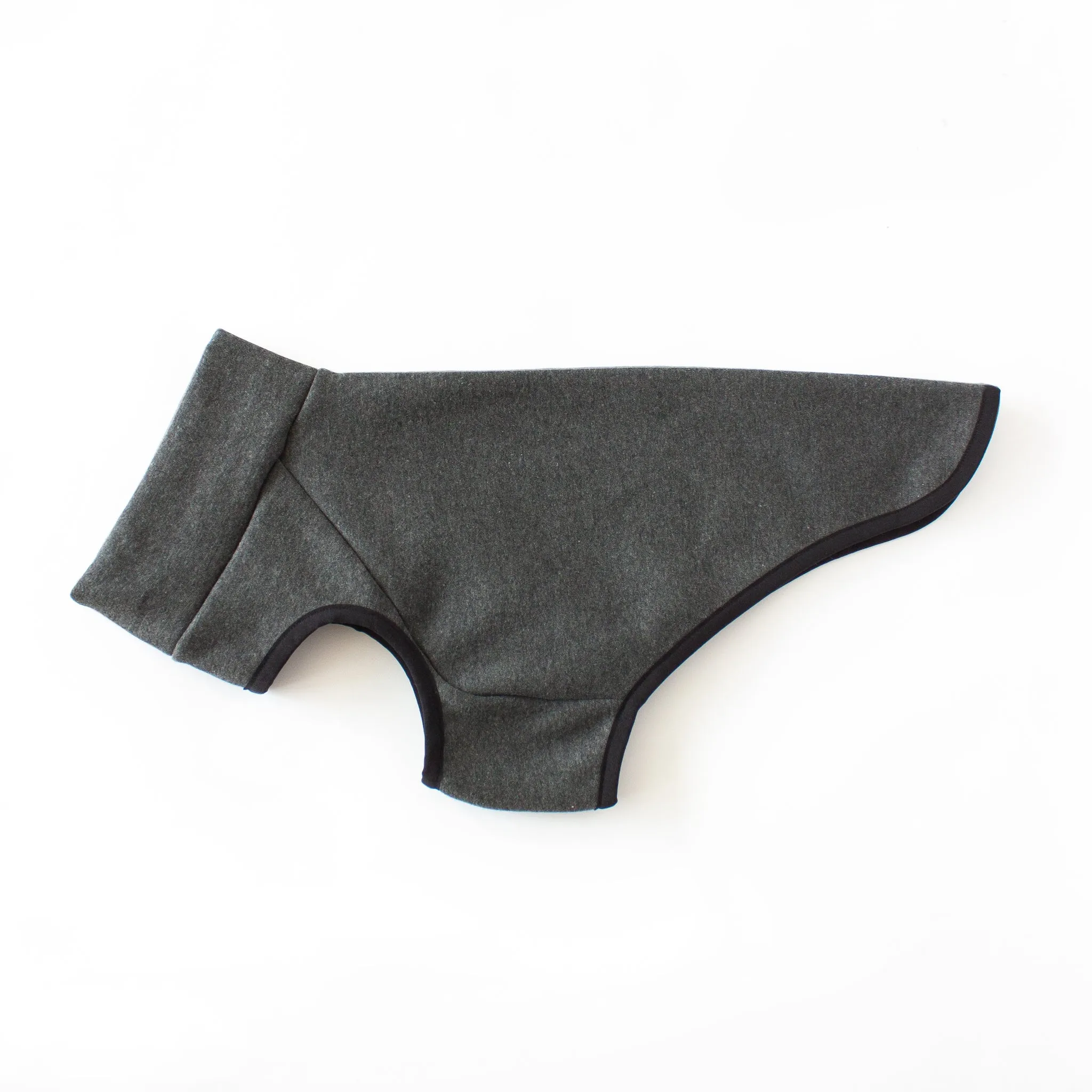 Sleeveless Dog Sweater - Dark Grey