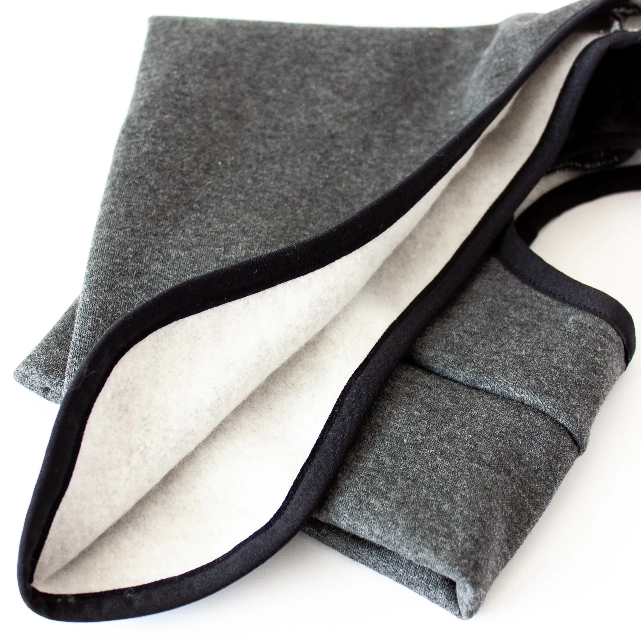 Sleeveless Dog Sweater - Dark Grey