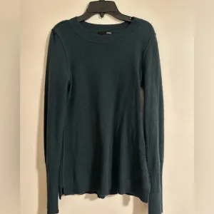 Small Aqua Hunter Green Cashmere Sweater
