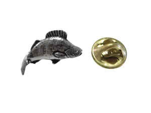 Small Perch Fish Lapel Pin