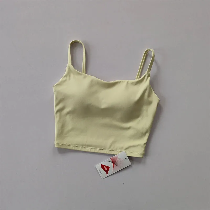 Small Sling Vest Integrated Sports Bra for Women