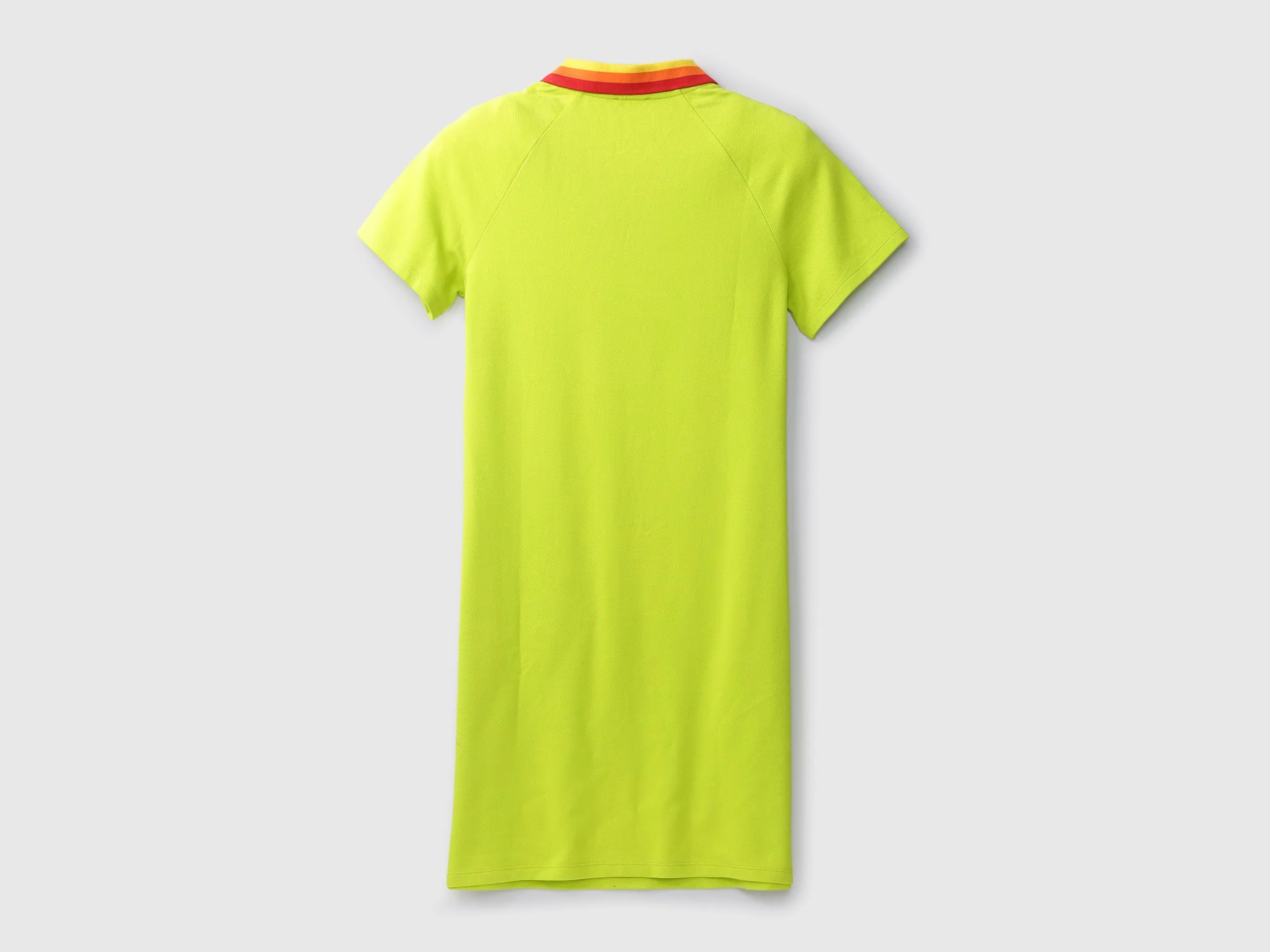 Solid Polo Neck Dress