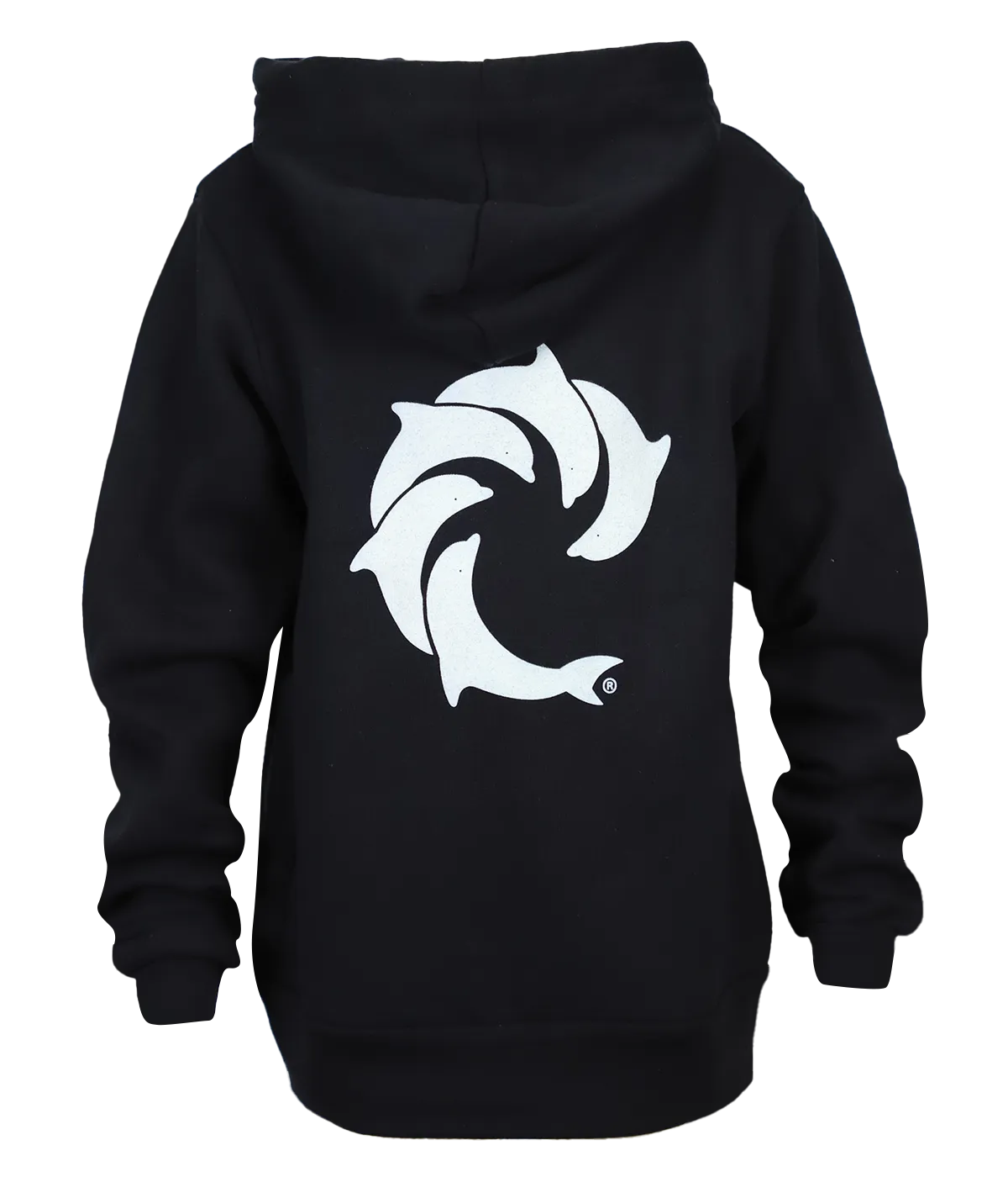 Solid Youth Zip Hooded Sweatshirt