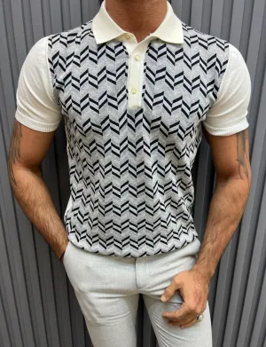 Sorento Gray Slim Fit Polo T-Shirt