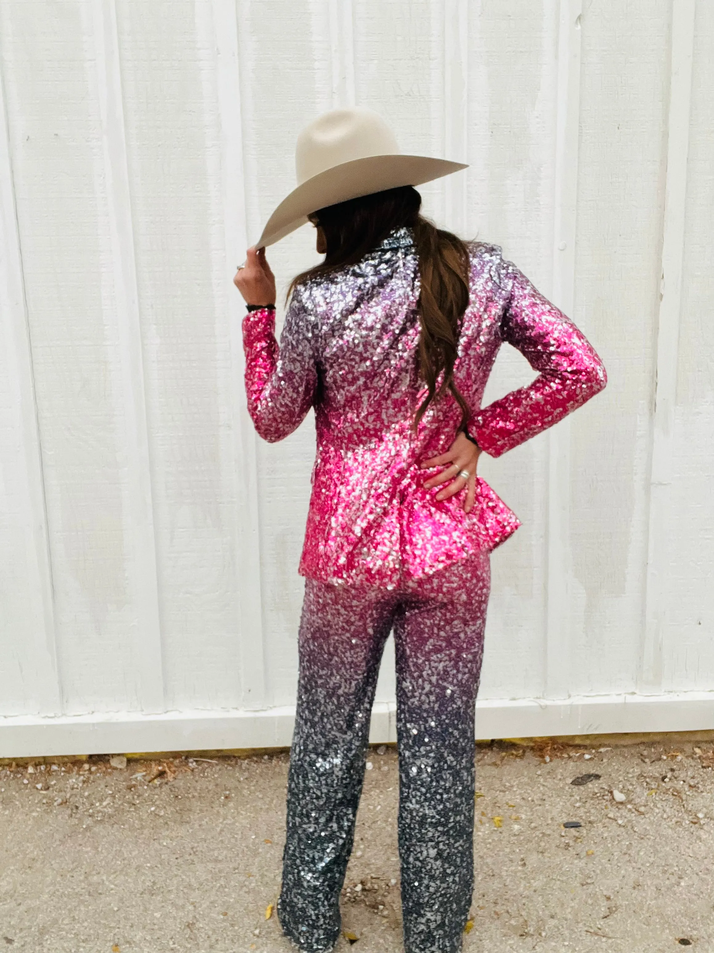 Sparkle Ombre Suit