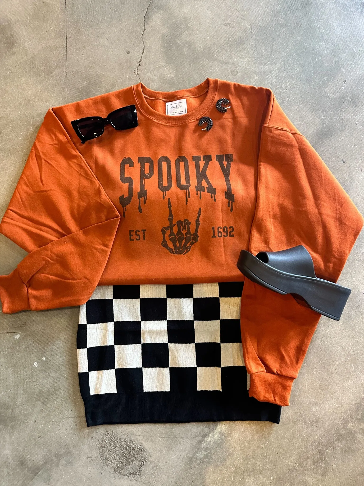 Spooky Season Graphic Sweatshirt