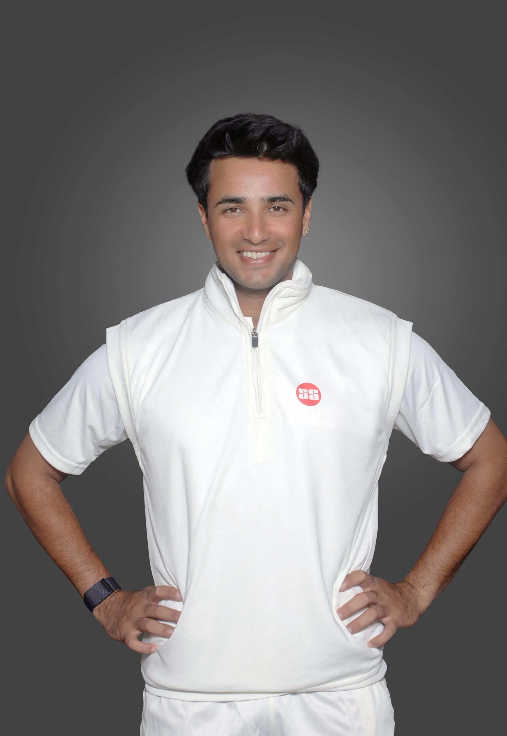 SS Professional Cricket Sweater Half Sleeves