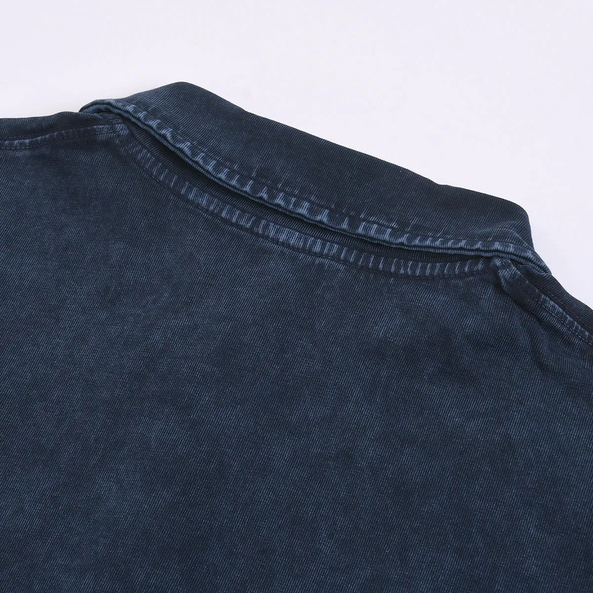 Stone-Washed Cotton Polo Shirt 310gsm