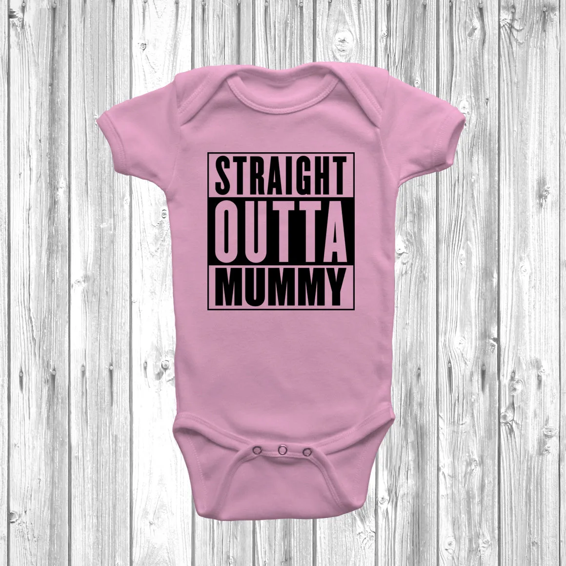 Straight Outta Mummy Baby Grow