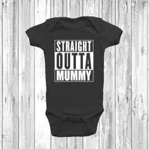 Straight Outta Mummy Baby Grow