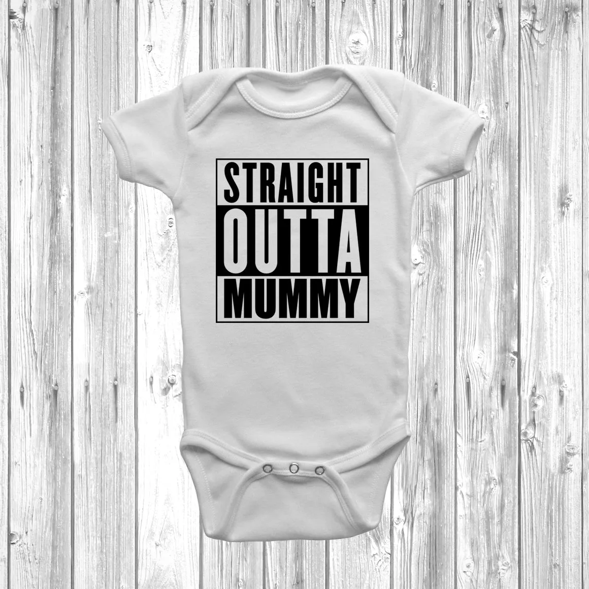 Straight Outta Mummy Baby Grow