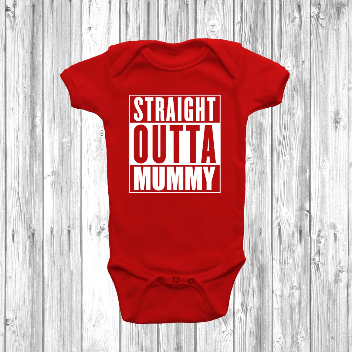 Straight Outta Mummy Baby Grow