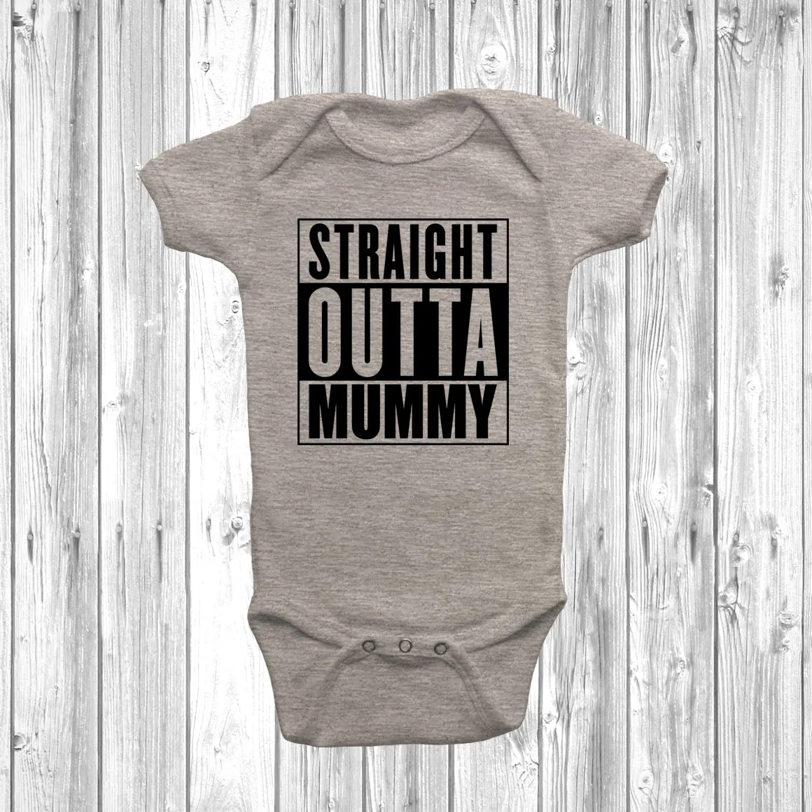 Straight Outta Mummy Baby Grow