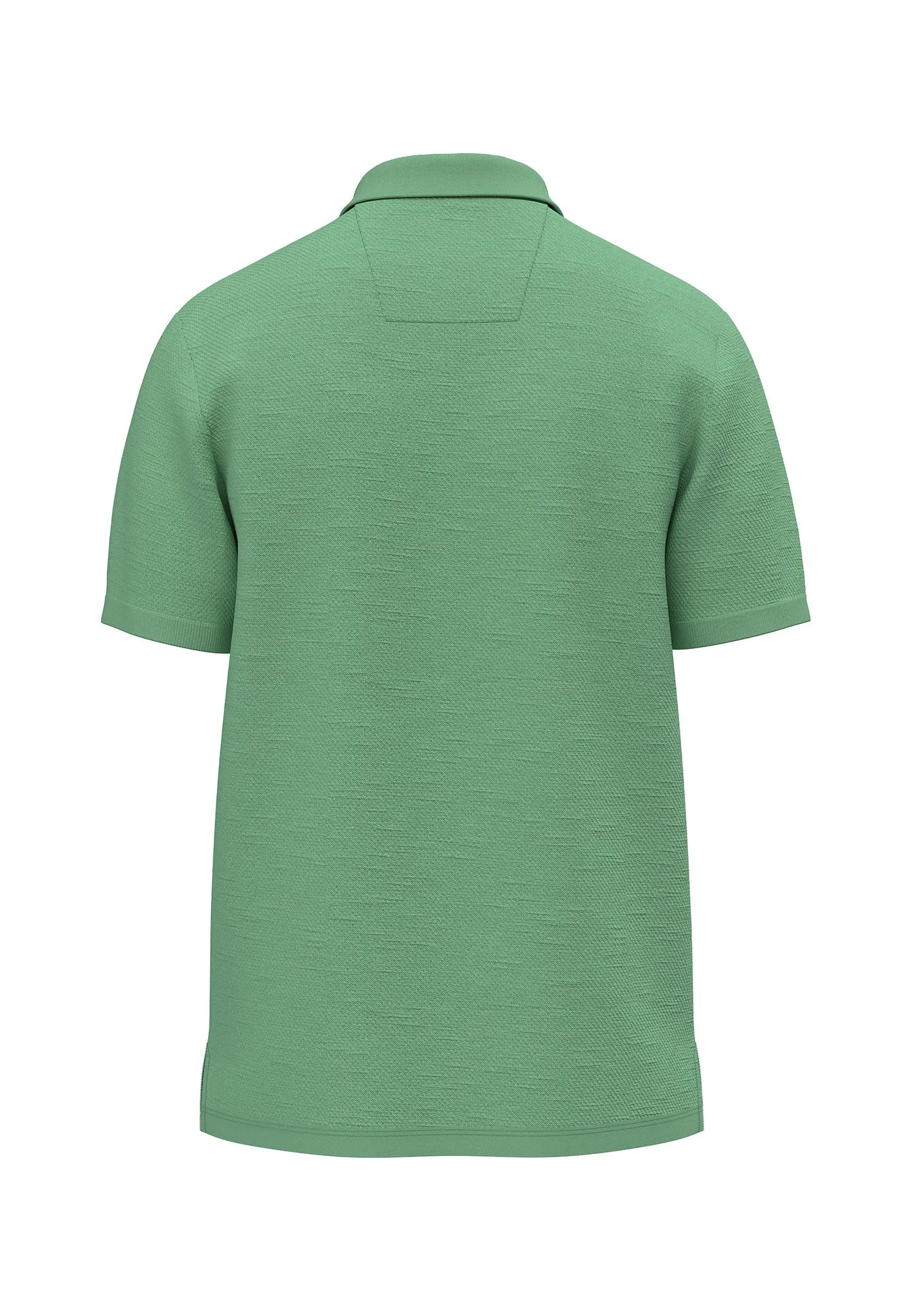 Strick Poloshirt aus Baumwolle mit Logo Detail