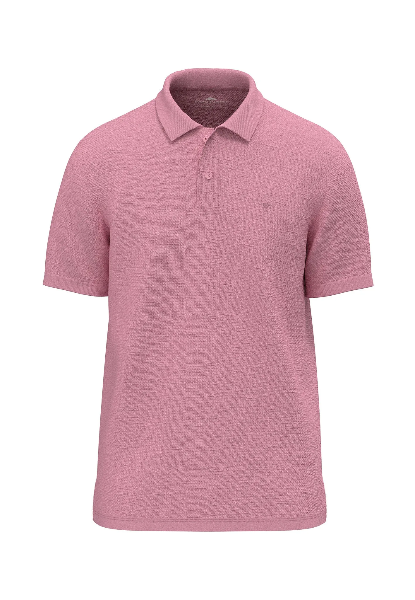Strick Poloshirt aus Baumwolle mit Logo Detail