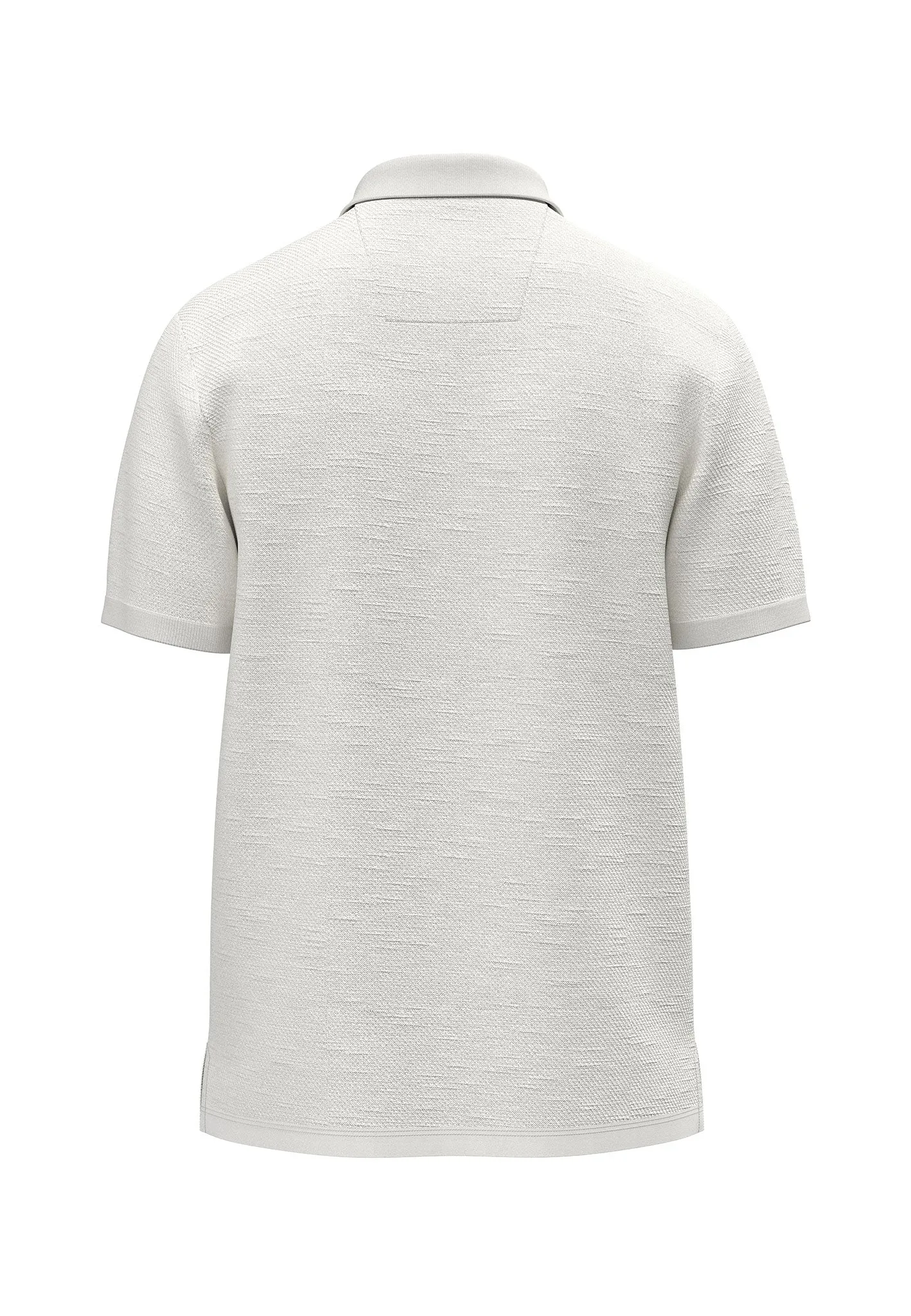 Strick Poloshirt aus Baumwolle mit Logo Detail