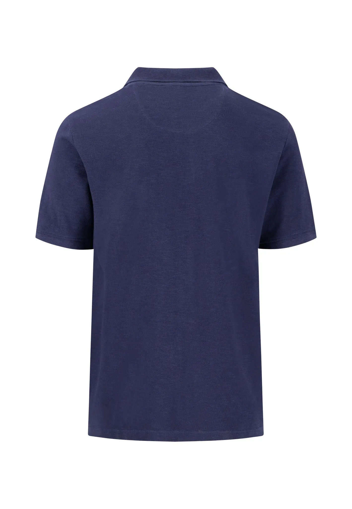 Strick Poloshirt aus Baumwolle mit Logo Detail