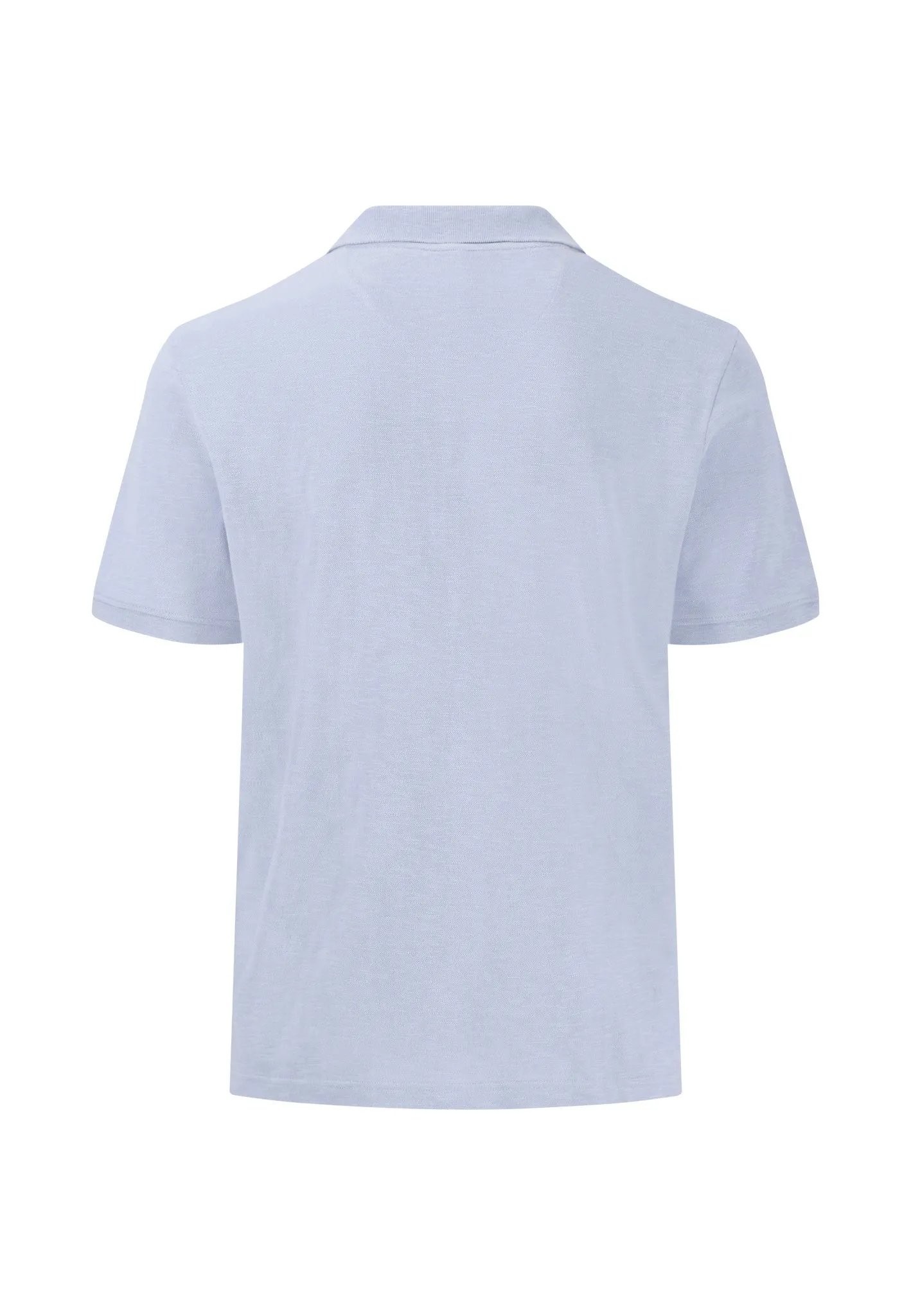 Strick Poloshirt aus Baumwolle mit Logo Detail