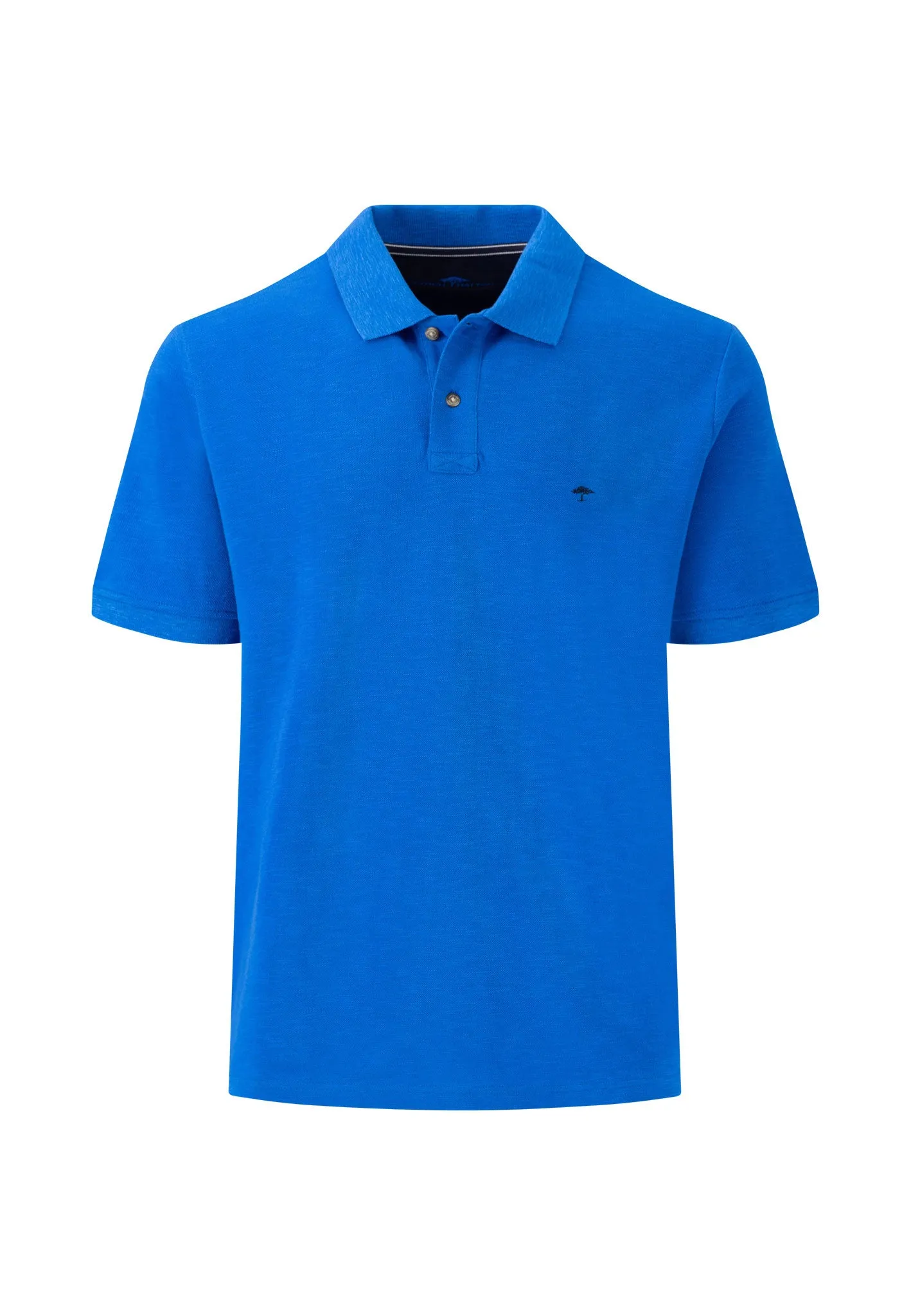Strick Poloshirt aus Baumwolle mit Logo Detail