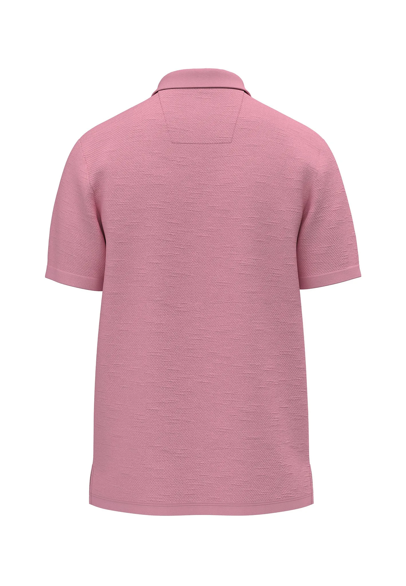 Strick Poloshirt aus Baumwolle mit Logo Detail