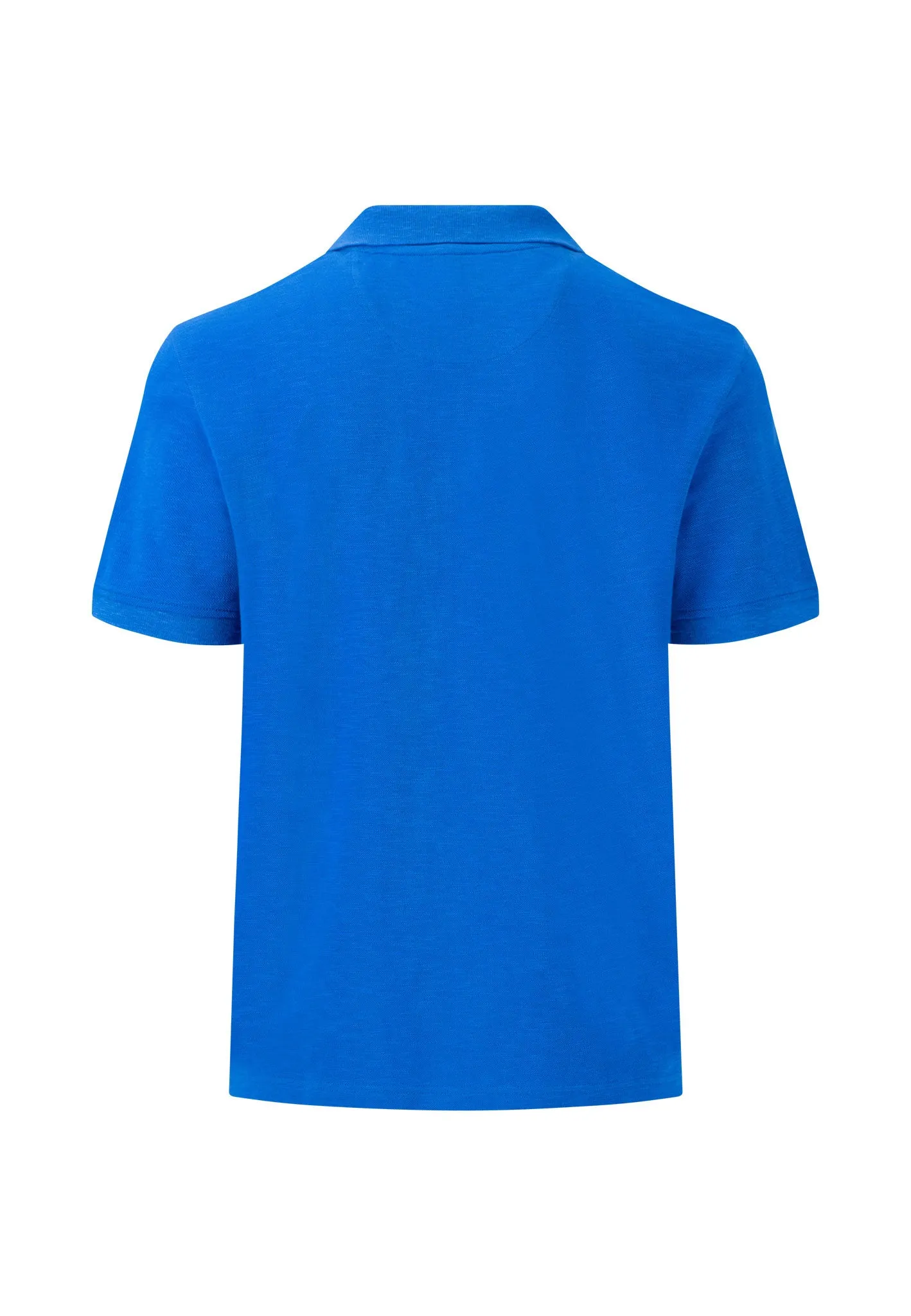 Strick Poloshirt aus Baumwolle mit Logo Detail