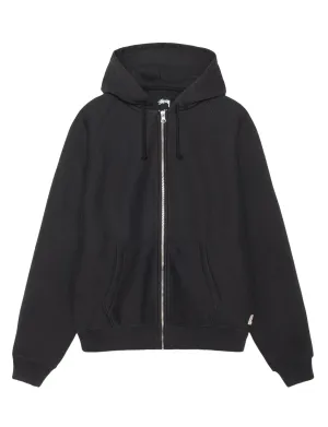 STÜSSY Raglan Zip Hood black