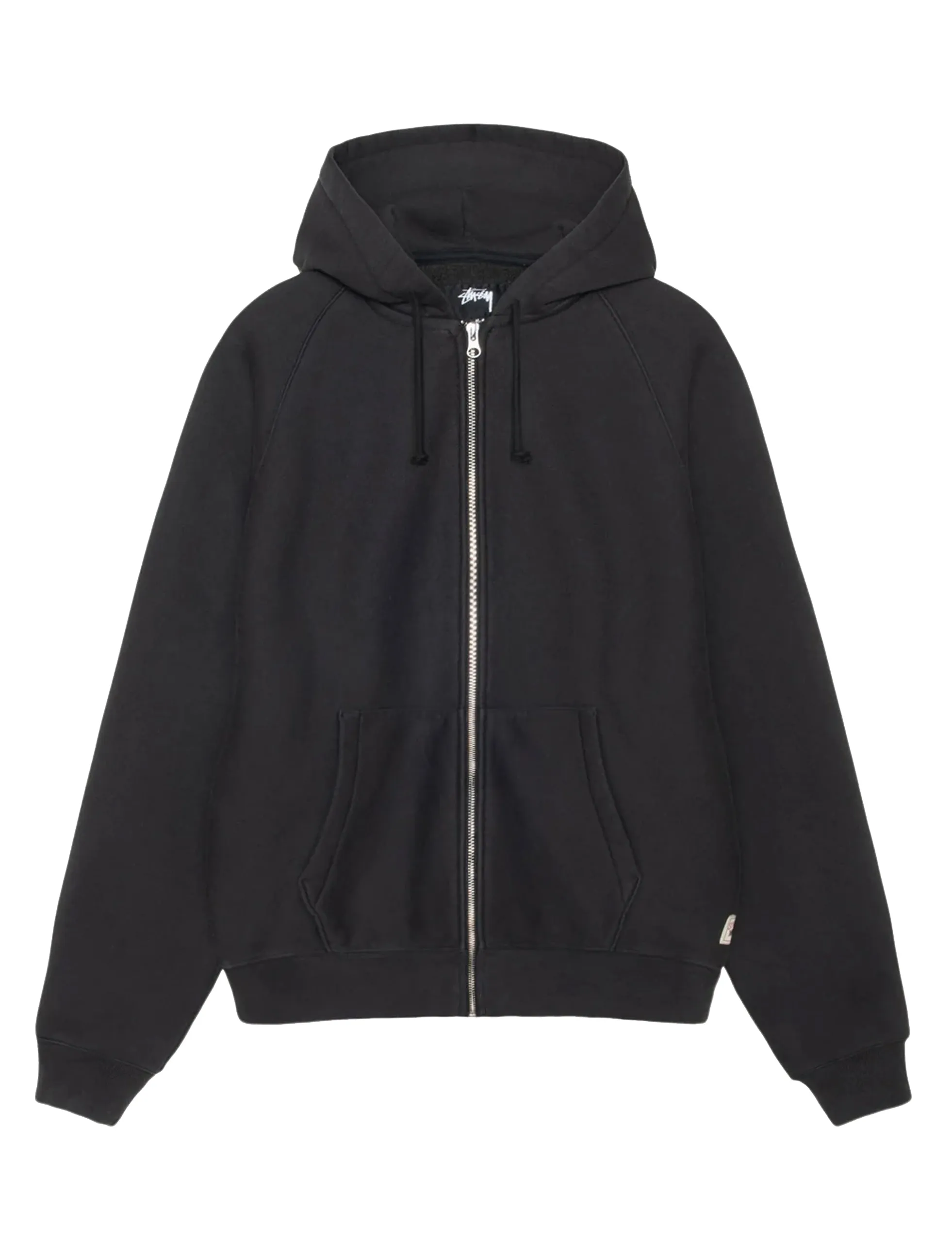 STÜSSY Raglan Zip Hood black