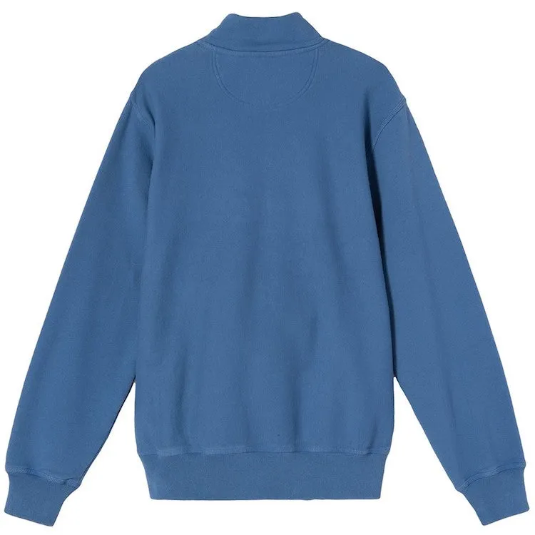 Stussy Stock Logo Mock Sweatshirt Blue