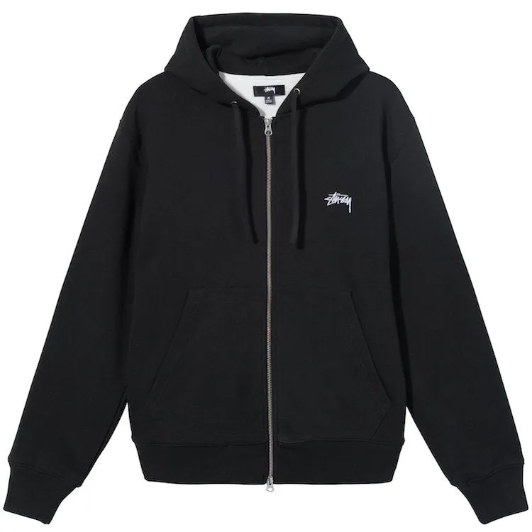Stussy Thermal Zip Hoody Black