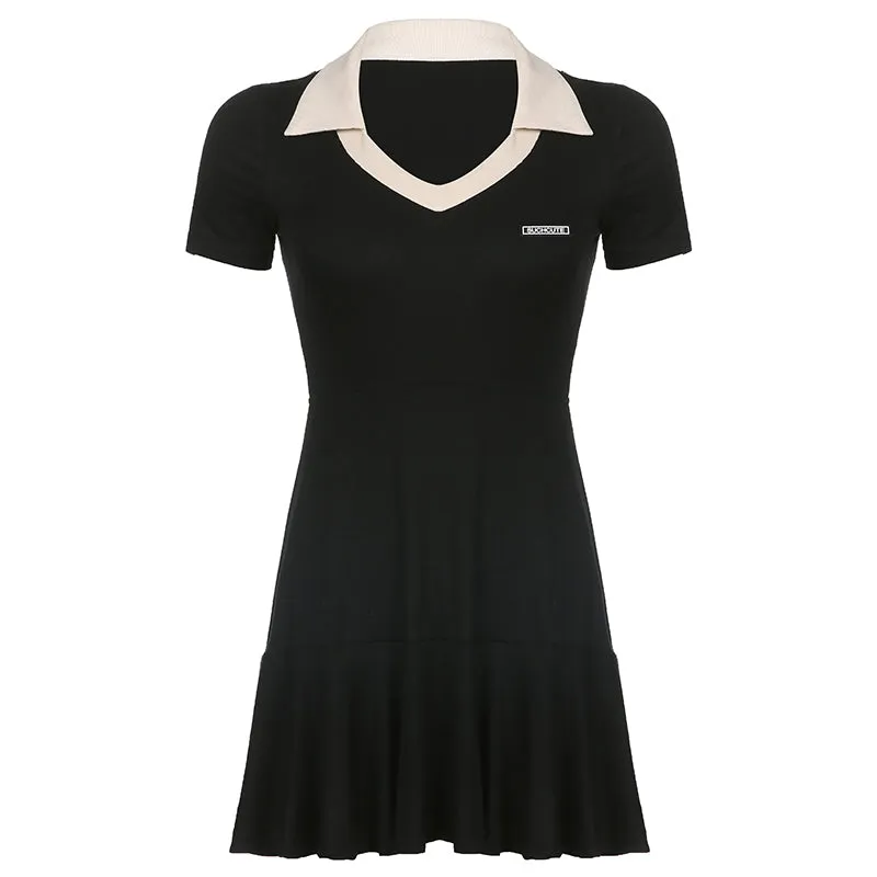 Such Cute Slim Polo Dress SD01785