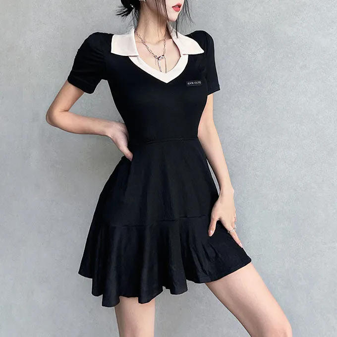 Such Cute Slim Polo Dress SD01785
