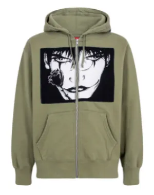 Supreme The Crow Zip Up Hooded Sweatshirt FW21 (FW21SW74) Men Sizes M-L